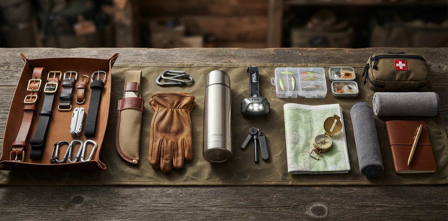 Accesorios seleccionados para actividades outdoor